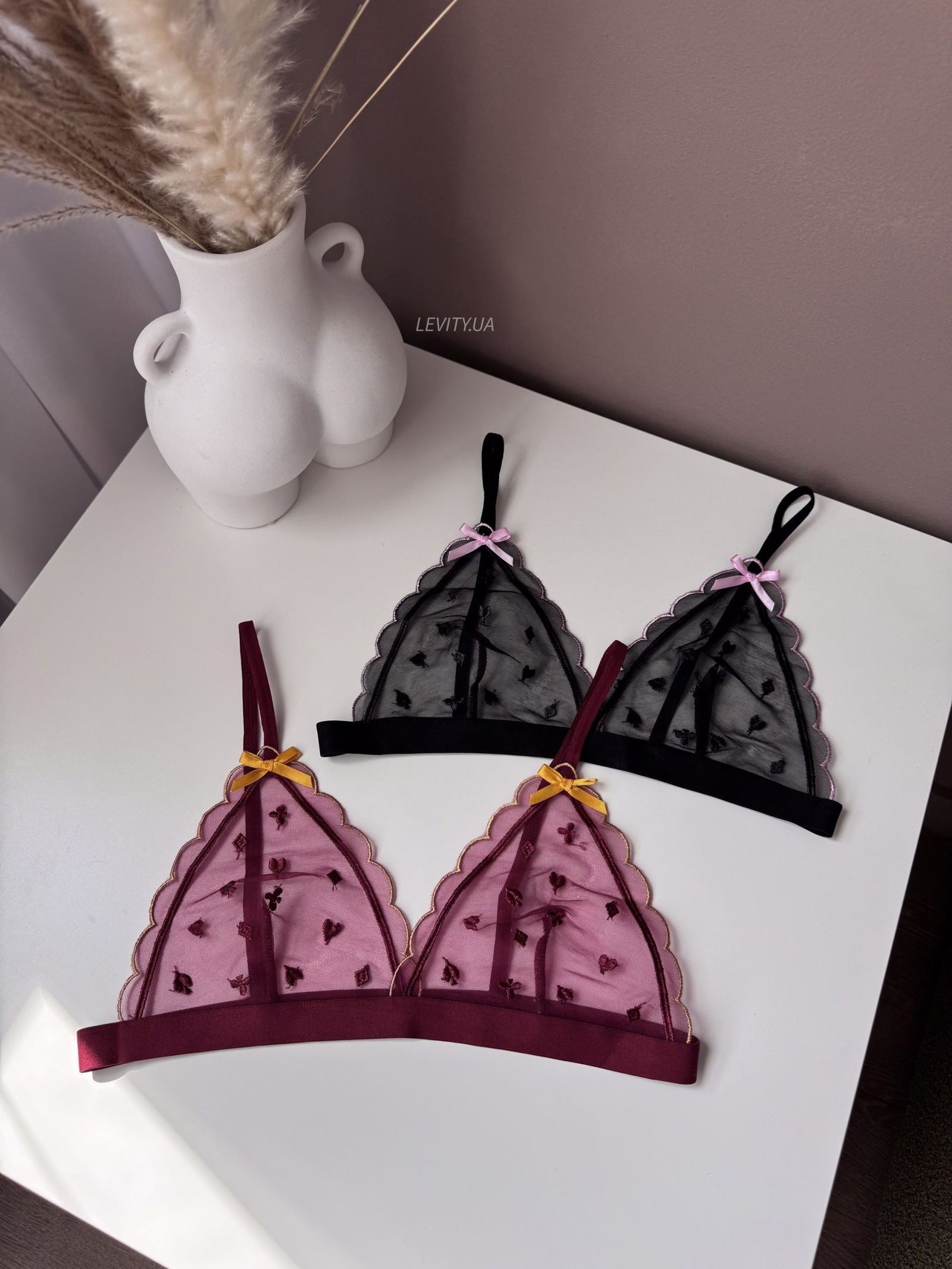 Комплект в сіточку з сердечками (1361) - Зображення 6