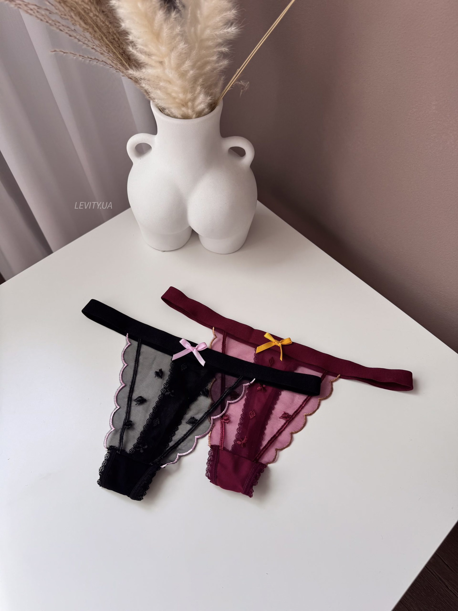 Комплект в сіточку з сердечками (1361) - Зображення 5