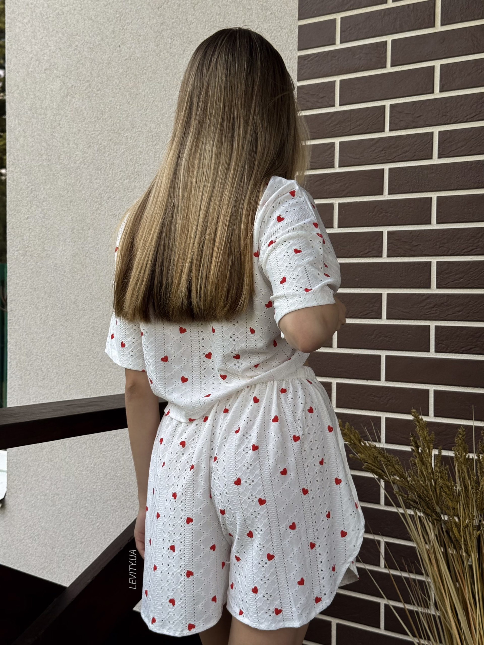 Перфорована піжама в сердечко(1374) - Зображення 3