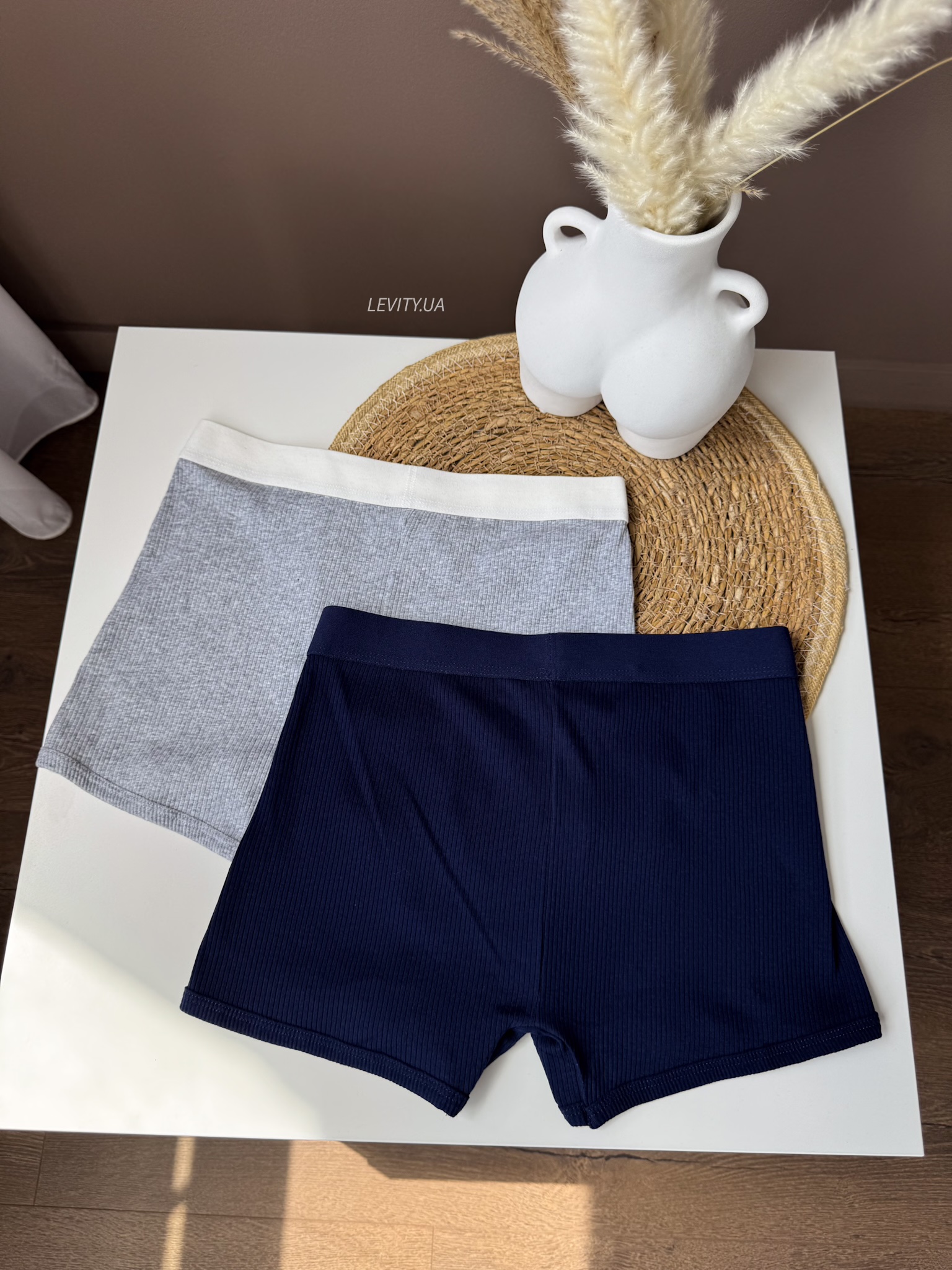 Чоловічі боксерки в рубчик (1389) - Зображення 3