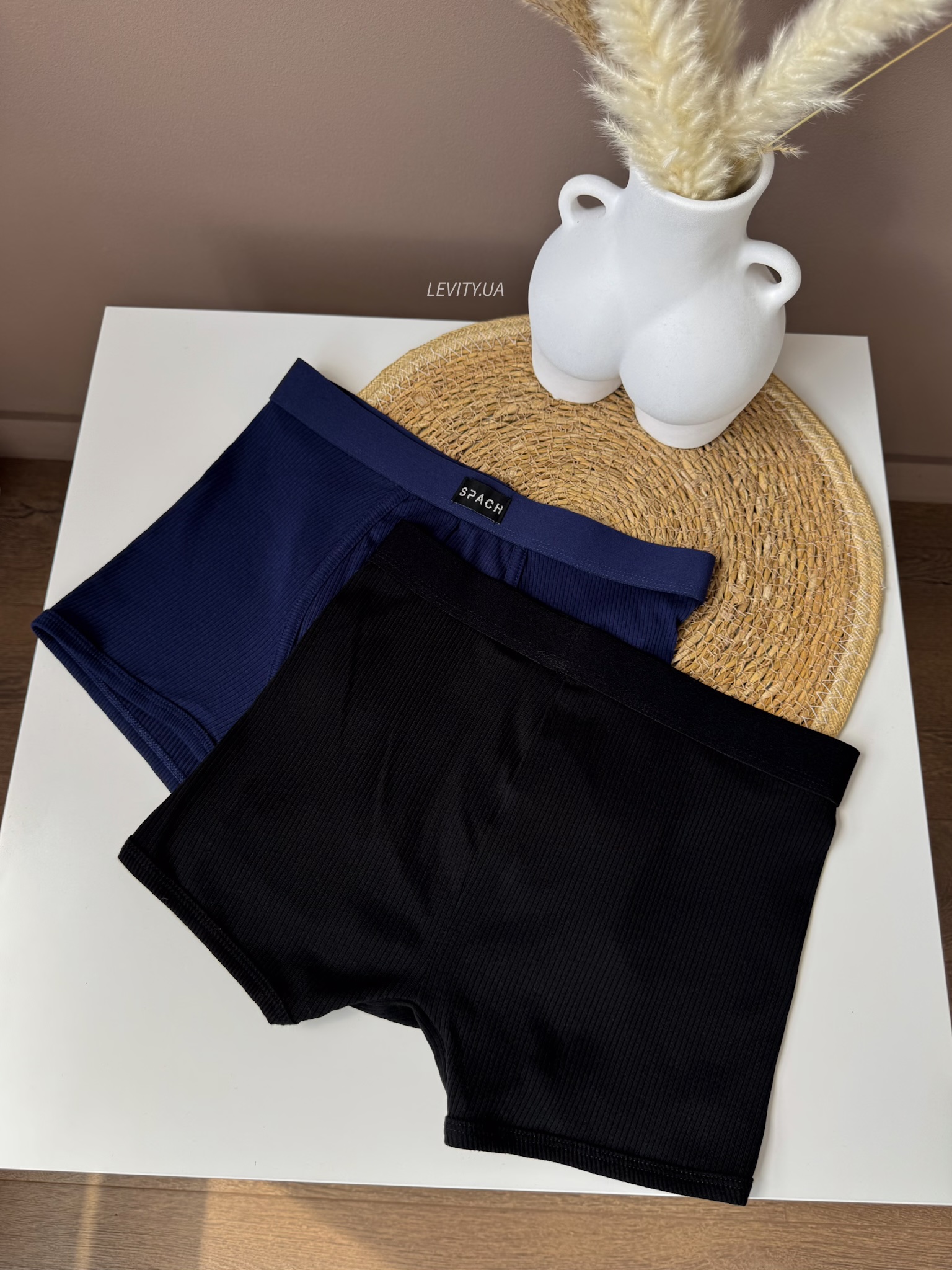 Чоловічі боксерки в рубчик (1389) - Зображення 4