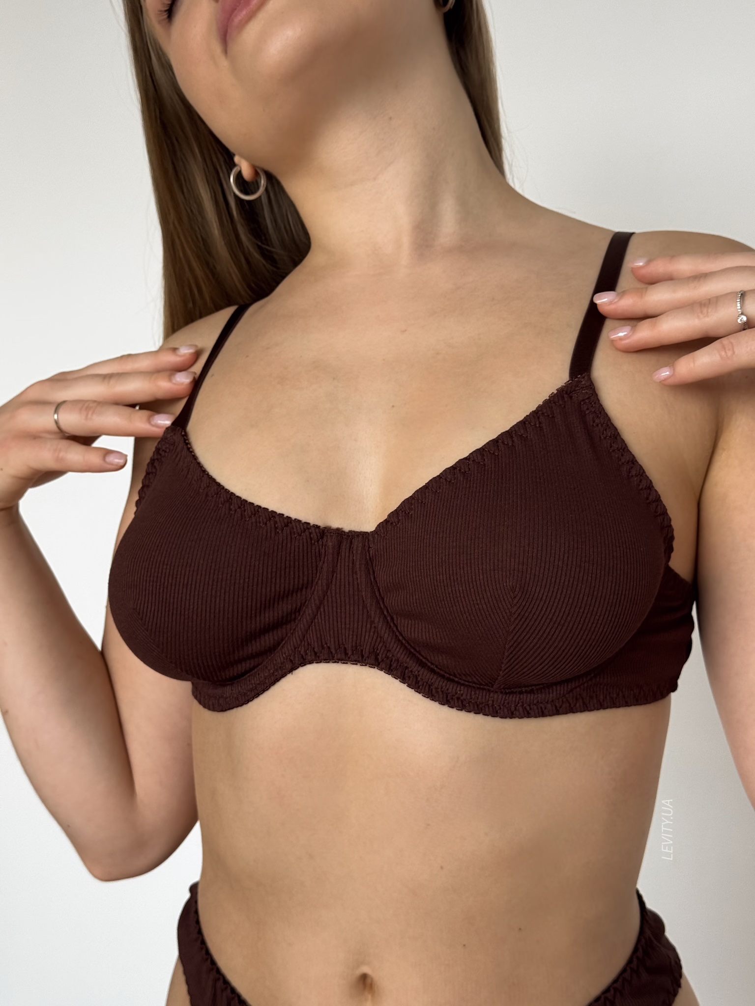 Комплект в рубчик (1445шоко) - Зображення 3