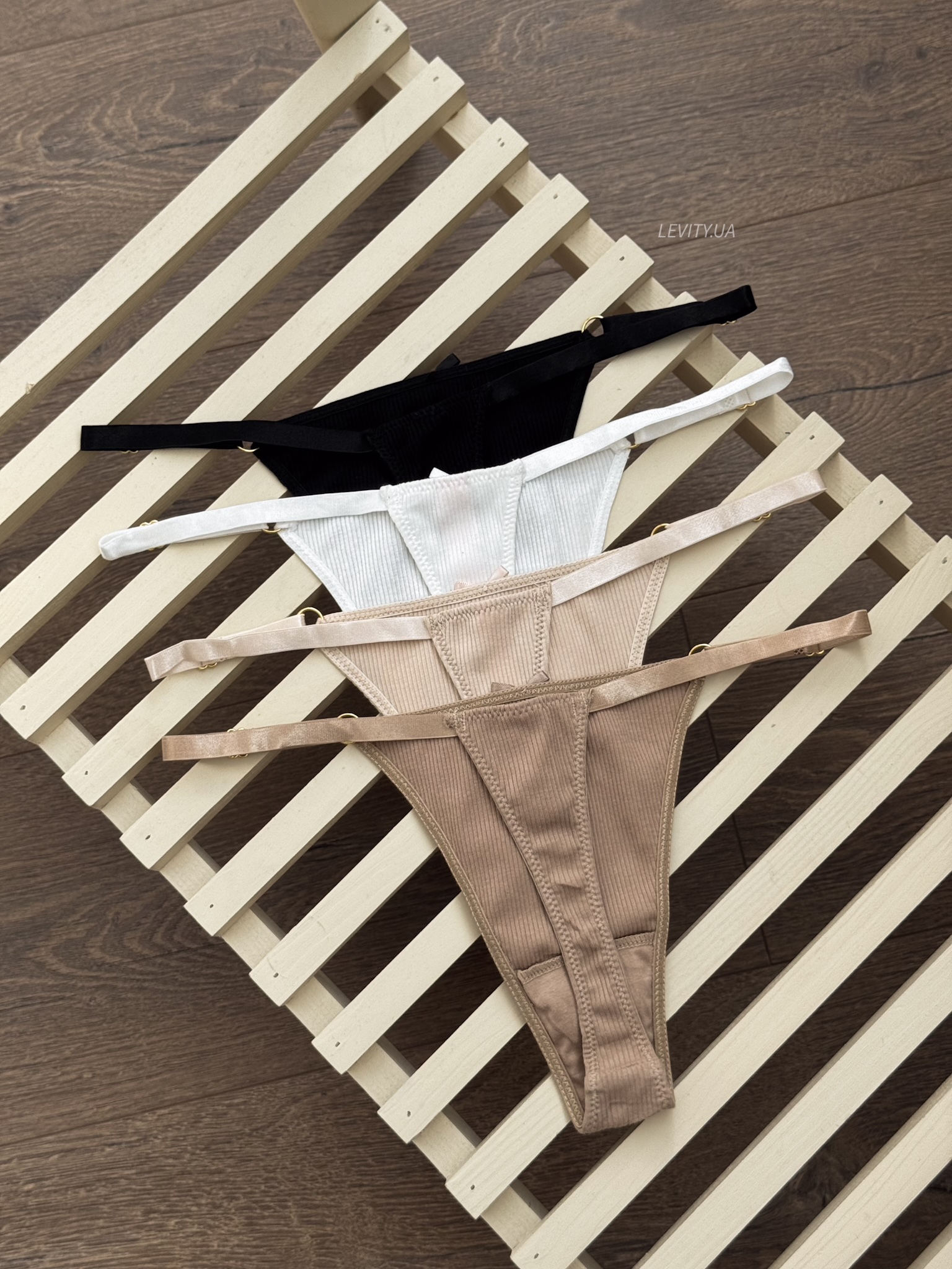 Стрінги на регуляторах в рубчик (1500) - Зображення 2